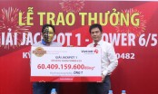 Một khách hàng tại Vĩnh Long trúng giải Jackpot hơn 60 tỷ đồng