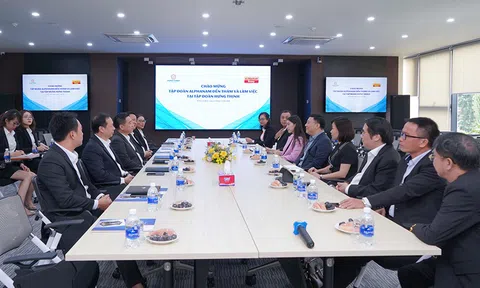 Tập đoàn Alphanam gặp gỡ và trao đổi định hướng hợp tác cùng tập đoàn Hưng Thịnh