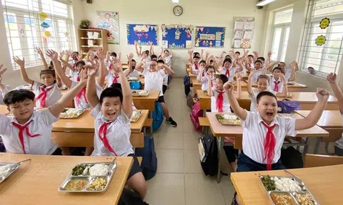 100% trường tiểu học tại Hà Nội tổ chức học 2 buổi/ngày
