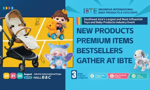 IBTE 2025: Triển lãm hàng đầu Đông Nam Á dành cho ngành công nghiệp đồ chơi và trẻ em