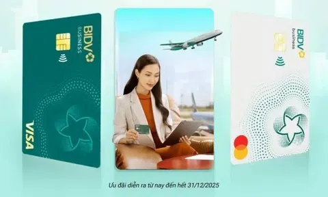 Nhiều lợi ích từ thẻ doanh nghiệp BIDV Business