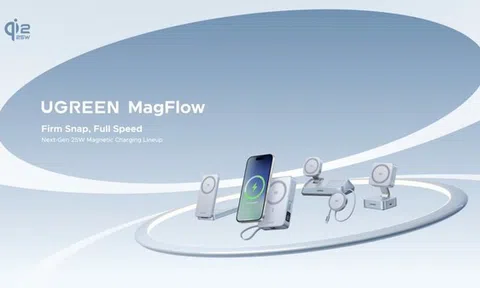 UGREEN ra mắt dòng sạc nhanh không dây từ tính MagFlow Qi2 25W, mở ra kỷ nguyên mới cho sạc nhanh từ tính