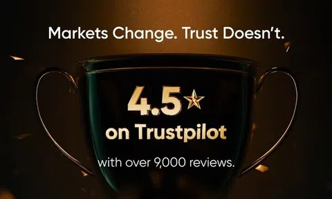 Vantage vinh dự đạt xếp hạng 4,5 sao trên Trustpilot, khẳng định niềm tin vững chắc của khách hàng toàn cầu
