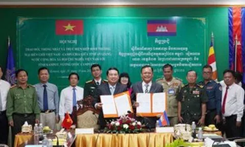 An Giang và Kampot ký kết thực hiện Hiệp định Thương mại biên giới