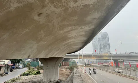 Hoàn thiện công tác sửa chữa đường dẫn cầu Vĩnh Tuy sau sự cố cháy bãi xe