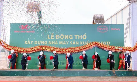Động thổ xây dựng nhà máy sản xuất pin ô tô điện trị giá 130 triệu USD tại TP Huế