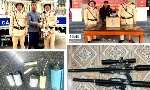 Người dân giao nộp nhiều vũ khí, pháo nổ cho Công an tỉnh Thanh Hóa