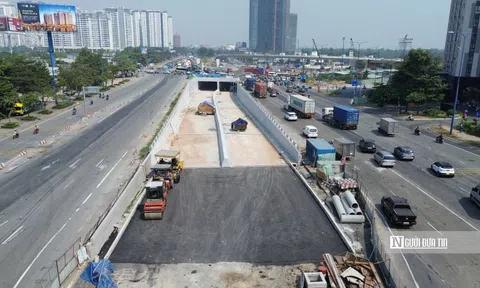 Toàn cảnh hầm chui 4 làn nối cao tốc Long Thành - Dầu Giây vào trung tâm Tp.HCM