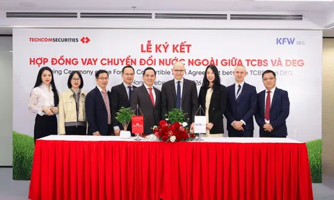 TCBS khơi thông dòng vốn từ Châu Âu, vay chuyển đổi từ đối tác DEG của Đức
