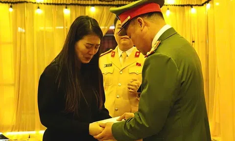 Xúc động lời tiễn biệt đồng đội gửi trung tá CSGT hy sinh