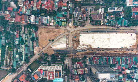 Toàn cảnh tuyến đường rộng hơn 90 m giữa lòng Tây Hồ