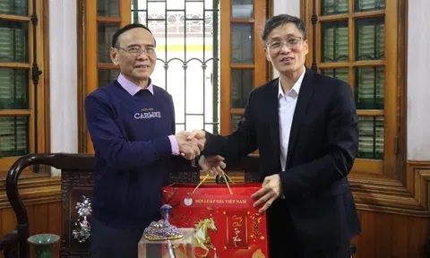 Chủ tịch Hội Luật gia Việt Nam thăm, chúc Tết nguyên lãnh đạo hội