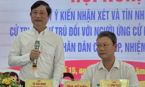 100% cử tri nơi cư trú tín nhiệm Chủ tịch HĐND TP.HCM Võ Văn Minh ứng cử Quốc hội và HĐND thành phố