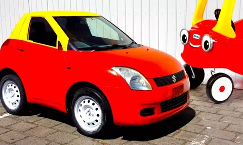 Sẽ thế nào nếu 'cắt đôi' một chiếc xe, biến nó thành ôtô mini?