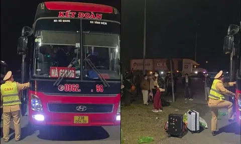 Phạt nặng xe khách 41 chỗ 'nhồi' 72 người