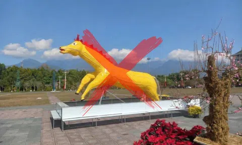 Lai Châu lên tiếng về hình ảnh 'linh vật ngựa lai hươu'