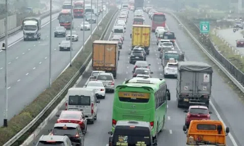 Lưu lượng phương tiện trên tuyến cao tốc Pháp Vân - Cầu Giẽ tăng cao