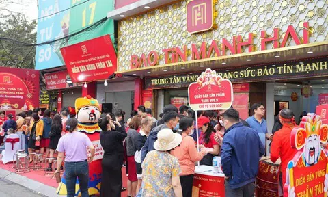 Bảo Tín Mạnh Hải phát thông báo nóng trước ngày Vía Thần Tài: Mỗi khách hàng chỉ mua 1 sản phẩm/ngày vào các khung giờ sau