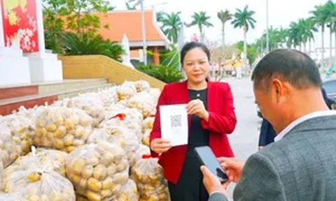 Bí thư xã livestream, giúp nông dân Hưng Yên bán 4,5 tấn khoai tây