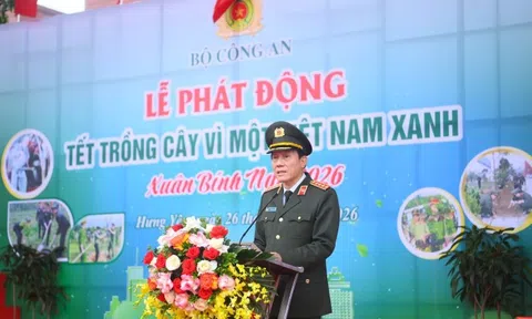 Bộ Công an phát động 'Tết trồng cây năm 2026 - Vì một Việt Nam xanh'