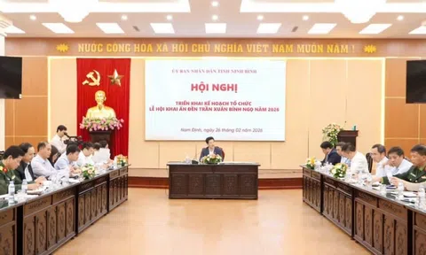 Khai ấn Đền Trần lúc 23h15 ngày 14 tháng Giêng