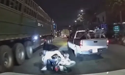 Luật sư nhận định vụ xe bán tải suýt đẩy 3 người vào gầm xe đầu kéo