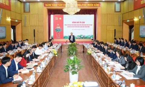 Tổng Bí thư làm việc với Ban Tuyên giáo và Dân vận Trung ương