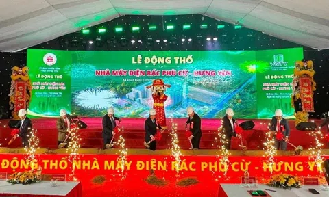 Động thổ nhà máy điện rác hơn 4.000 tỷ tại Hưng Yên