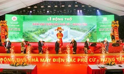 Hưng Yên khởi công xây dựng nhà máy điện rác công suất 1.600 tấn/ngày