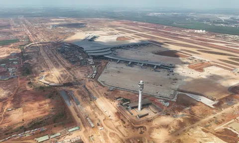 Toàn cảnh sân bay Long Thành trước mốc dự kiến vận hành thương mại