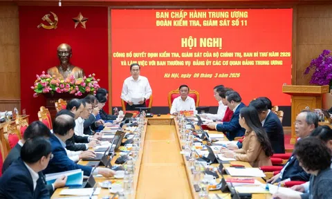 Bộ Chính trị sẽ kiểm tra Ban Thường vụ Đảng ủy các Cơ quan Đảng TW