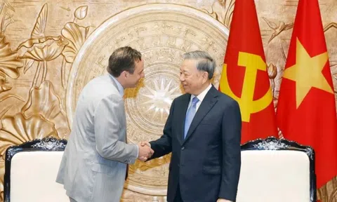 Tổng Bí thư tiếp Chủ tịch Tập đoàn GE Vernova