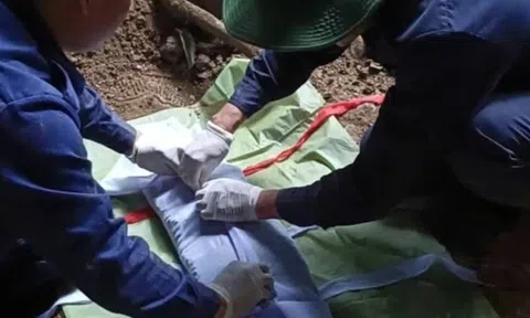 Tìm thấy hài cốt liệt sĩ trong hang Chia trên đất Lào