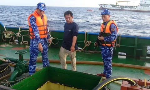 Cảnh sát biển phát hiện và bắt giữ tàu cá chở 600.000 lít dầu DO không hóa đơn chứng từ