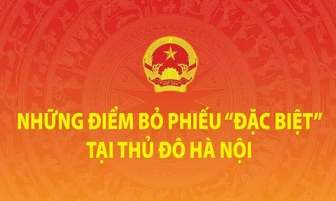 Những điểm bỏ phiếu đặc biệt trong ngày hội non sông tại Hà Nội