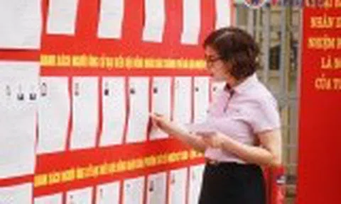 Hà Nội: Cử tri phường Bồ Đề nô nức tham gia “Ngày hội non sông”