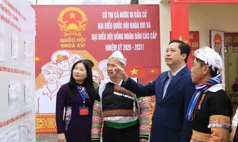 98 xã phường của tỉnh Lào Cai đi bầu cử đạt 100%