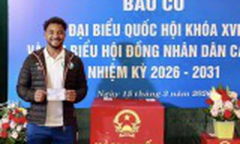 Cầu thủ nhập tịch Xuân Son, Hoàng Hên... tự hào khi tham gia bầu cử