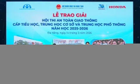 Trao giải Hội thi ATGT trong các cơ sở giáo dục phổ thông toàn quốc