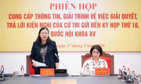 96,3% kiến nghị của cử tri được giải quyết, trả lời