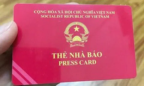 Gia hạn sử dụng Thẻ nhà báo kỳ hạn 2021-2025 đến hết ngày 30/6/2026