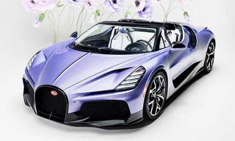 Siêu xe Bugatti W16 Mistral Caroline lấy cảm hứng từ hoa oải hương
