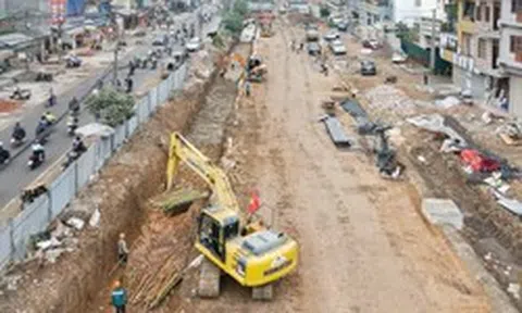Vành đai 1 Hà Nội tăng tốc thi công, quyết cán đích cuối năm 2026