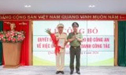 Quảng Ninh: Công bố Quyết định của Bộ trưởng Bộ Công an về công tác cán bộ