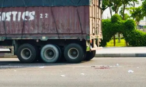 Nữ sinh tử vong dưới bánh container ở Quy Nhơn