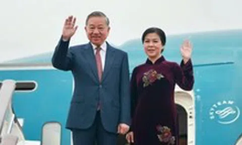 Tổng Bí thư, Chủ tịch nước Tô Lâm và Phu nhân đến Bắc Kinh, bắt đầu chuyến thăm Trung Quốc