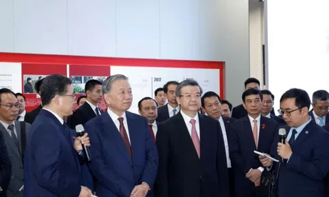 Tổng Bí thư, Chủ tịch nước khảo sát Khu khởi động của Khu mới Hùng An