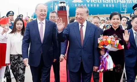 Tổng Bí thư, Chủ tịch nước Tô Lâm và Phu nhân bắt đầu thăm cấp Nhà nước đến Trung Quốc