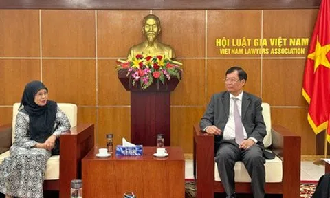 Phó Chủ tịch Hội Luật gia Việt Nam tiếp Chủ tịch Hiệp hội Luật Đông Nam Á