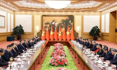 Tổng Bí thư, Chủ tịch nước Tô Lâm hội đàm với Tổng Bí thư Trung Quốc